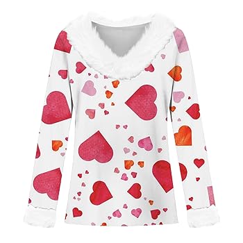 Amazon.com: Women's Sweatshirts Valentines Day Tops for
